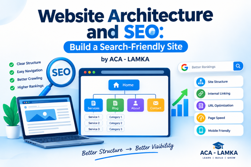 Website architecture and SEO search-friendly site structure
